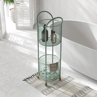 创意卫生间置物架家用浴室脏z衣篮收纳架简易落地式 放置收纳神器
