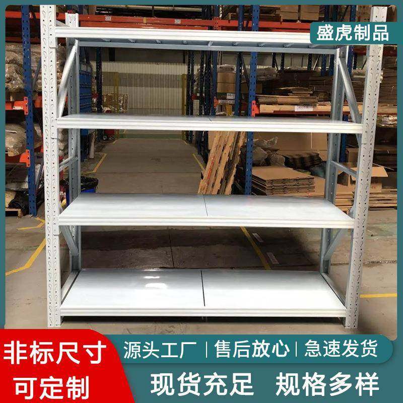 储物多层铁架子快递驿站中型展示货架仓储库房储物组合金属存储架