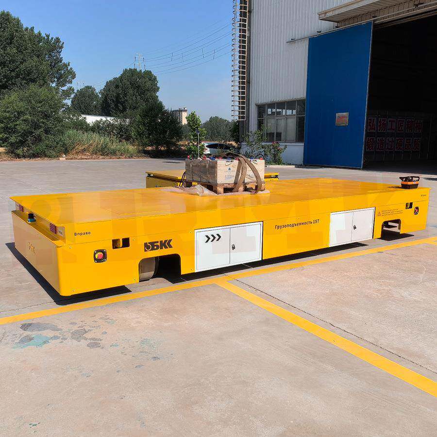 15吨全向纵横移动无轨车万向轮变压器运输无轨电动平车