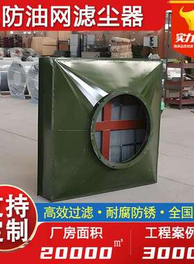 人防油网滤尘器管式1*2 LWP-X/D油网滤尘器战时防化通风设备油网