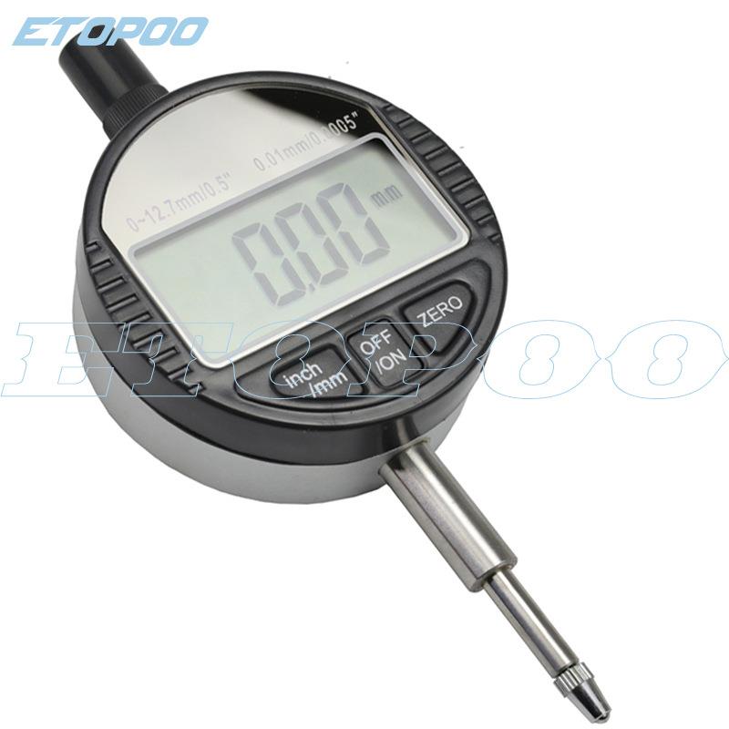0-12.7/25.4mm 精度0.01/0.001mm 电子数显百分表 千分表