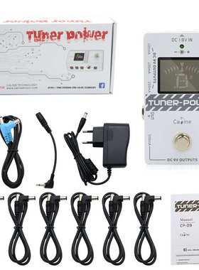Caline卡铃CP-09效果器8路电源调音表二合一吉他单块POWER SUPPLY