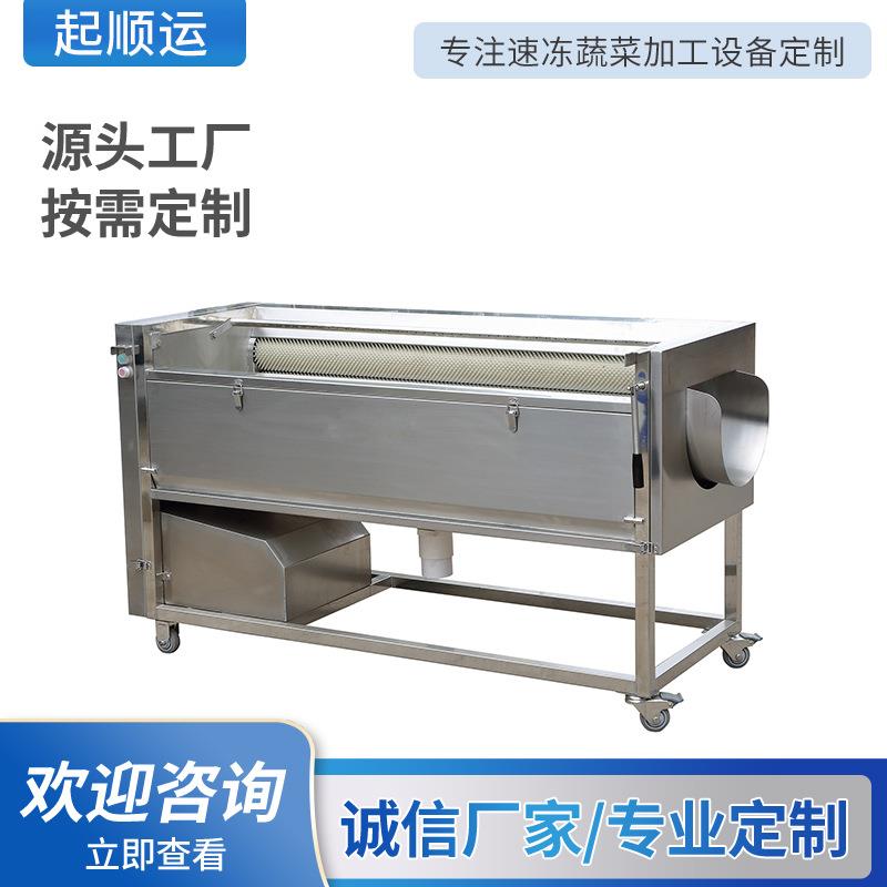 商用果蔬气泡喷淋清洗机根茎类清洗机土豆胡萝卜清洗去皮设备