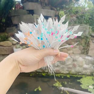 广西柳江壮族贵州苗族侗族演出头花弹簧配饰材料云南民族服饰搭配