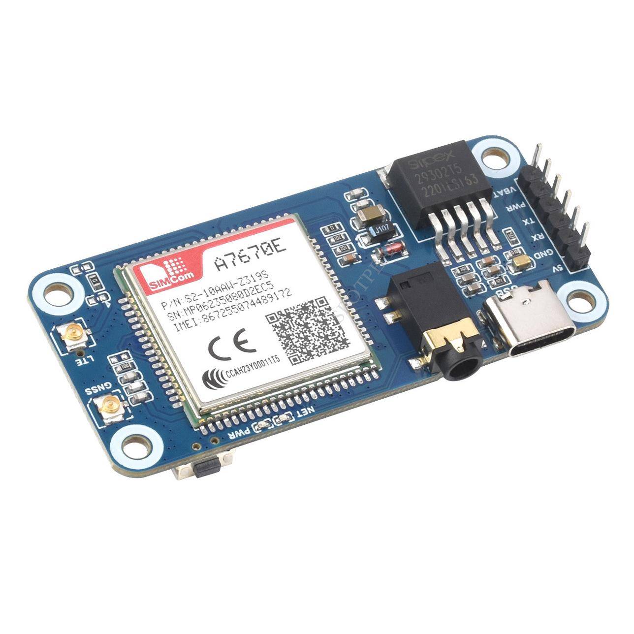 【折扣价】树莓派A7670E扩展板Cat-1/GSM/GPRS/GNSS支持LTECat-1/