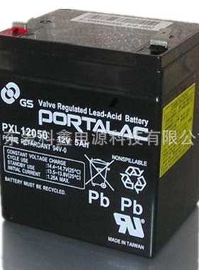 PORTALAC蓄电池PXL12050 铅酸免维护12v5ah 仪器蓄电池