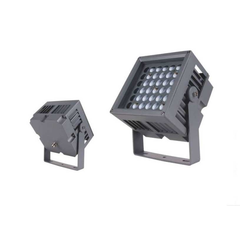 方形厚料LED投光灯外壳36W*2led射灯72W140W可拼接户外厂家