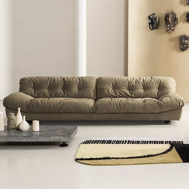 意式极简磨砂技布沙发Baxter羽绒云朵沙发客厅小户型布艺科技布