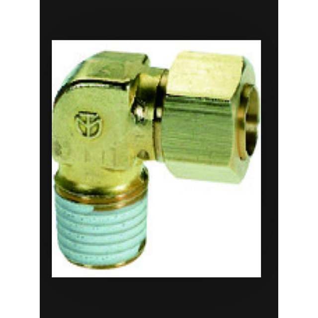 CHIYODA 接头弯头10mm?R1/8 YPL-10-01 流量损失小