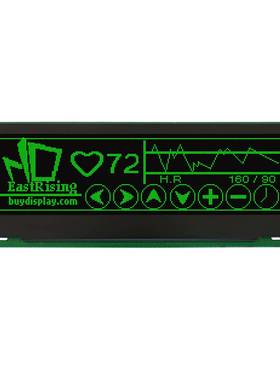 绿色3.2寸OLED显示模块/25664配转接板适用于Arduino和树霉派