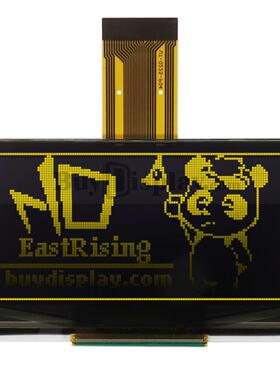 黄色2.7寸OLED显示屏/12864显示模块/16级灰阶/128x64点阵/并串口