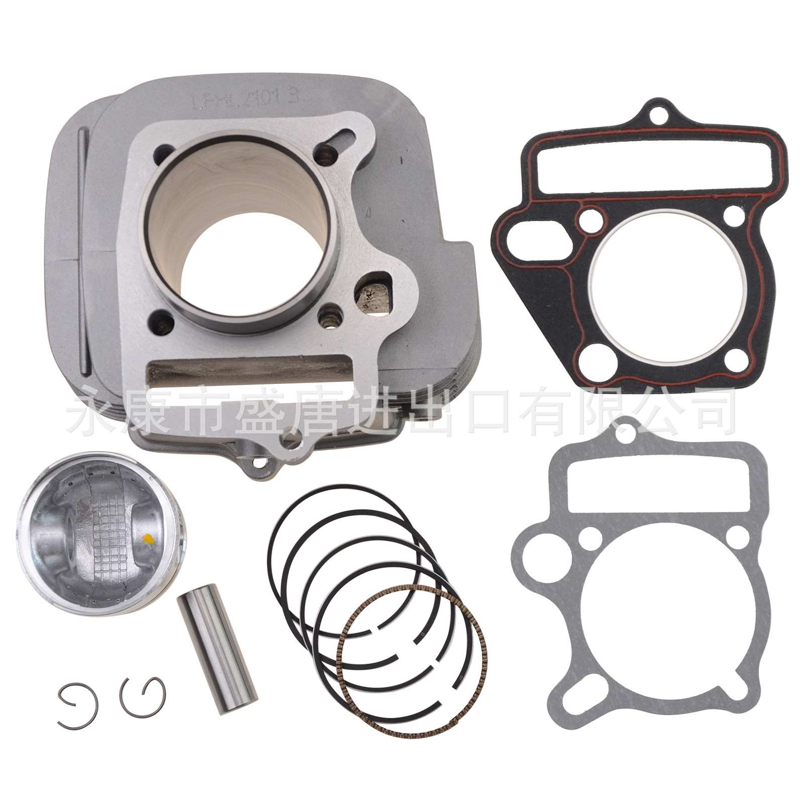 52.4mm气缸盖气缸套组件垫圈活塞环适配4冲程力帆110cc 125cc ATV