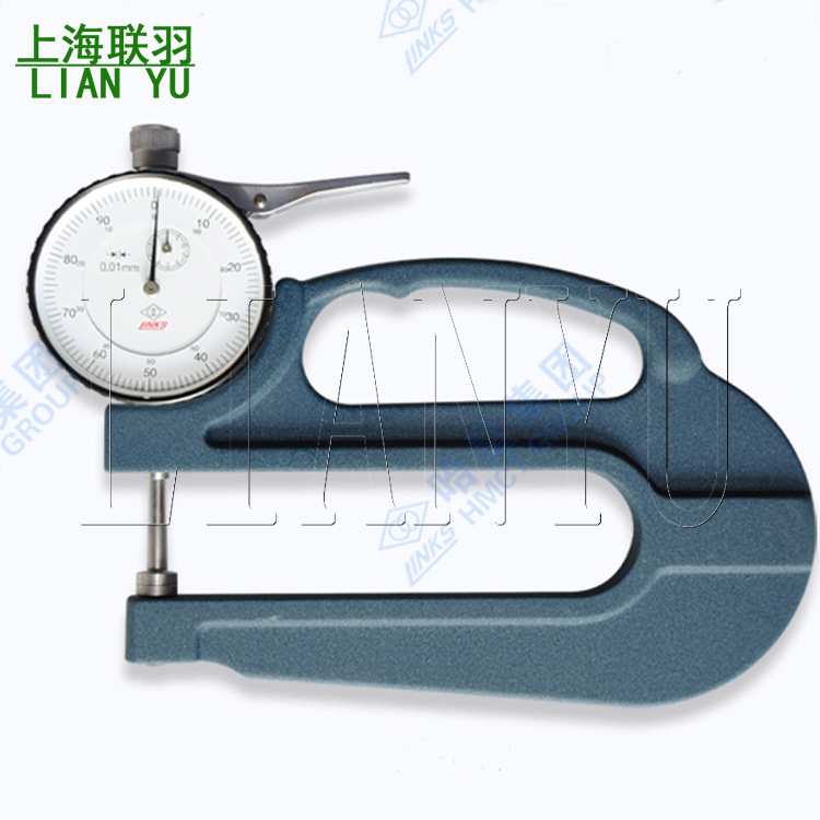 LINKS连环哈量测厚规测厚仪机械百分厚度计 0-10*30-60*120厚薄规