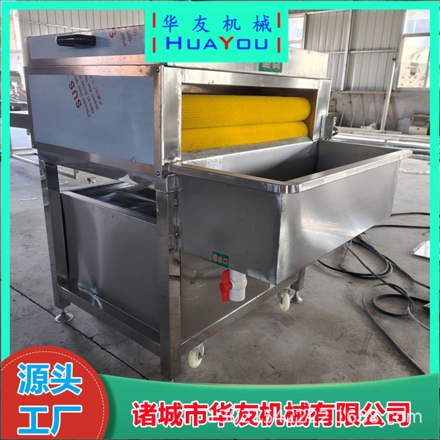 上下14根软毛刷宽海带毛辊清洗机 粽叶毛辊清洗机器 洗叶机