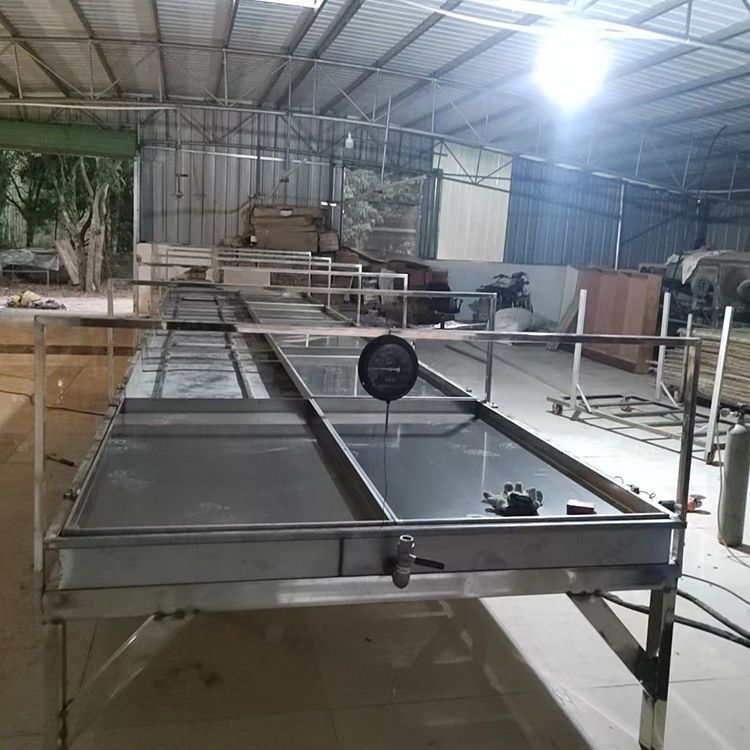 半自动小型腐竹机生产线不锈钢圆形腐竹锅河南地区蒸汽加热厂家