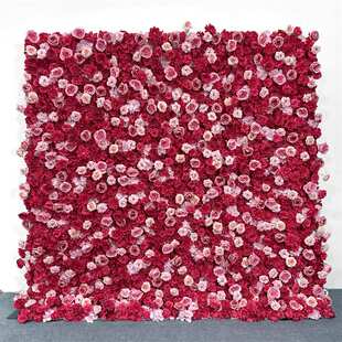 仿真婚庆花墙植物墙婚礼背景墙商场橱窗假话装饰玫瑰花
