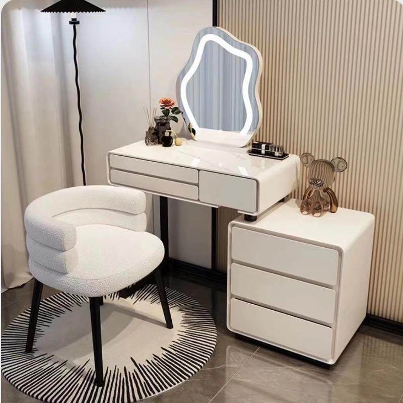 全实木奶油风岩板轻奢梳妆台卧室现代简约化妆台化妆桌收纳柜少女,橡塑材料及制品,亚克力管/有机玻璃管,淘宝优惠券,粉丝福利购,淘宝优惠卷