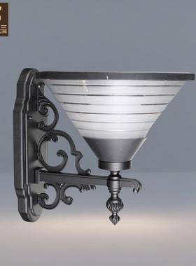 新款户外太阳能草坪灯太阳柱头灯壁灯直径200型号ZS-6701B庭院灯