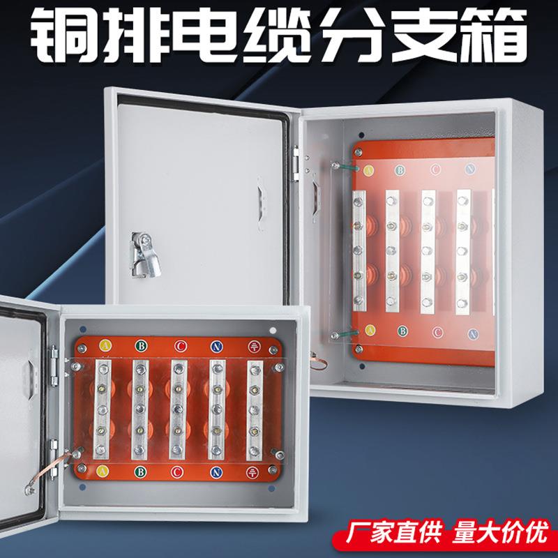 矿物电缆T接箱铜排分支接线端子分流箱bttrz国标等电位转接转换箱