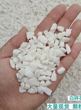 白色灰色水洗石园林工程枯山水造景装饰用白色砾石