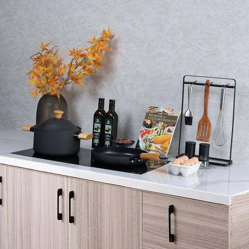 轻奢系样板间厨房装饰品摆件橱柜收纳家居厨房组合软装饰品陈列