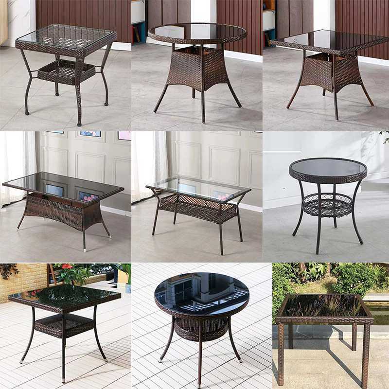 藤编茶桌简约茶台阳台藤椅茶几户外桌子休闲餐桌网红玻璃圆桌方桌,模玩/动漫/周边/娃圈三坑/桌游,模型制作工具/辅料耗材,淘宝优惠券,粉丝福利购,淘宝优惠卷