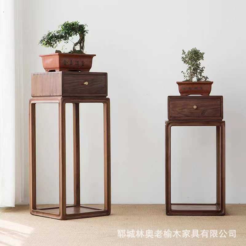 新中式老榆木花架客厅花盘置物架落地式边几盆栽架榆木收纳架,模玩/动漫/周边/娃圈三坑/桌游,模型制作工具/辅料耗材,淘宝优惠券,粉丝福利购,淘宝优惠卷