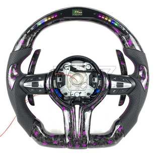 适用于宝马1243567系X1X3X4X5X6F10 M3M5M6碳纤维方向盘 F30丁字裤