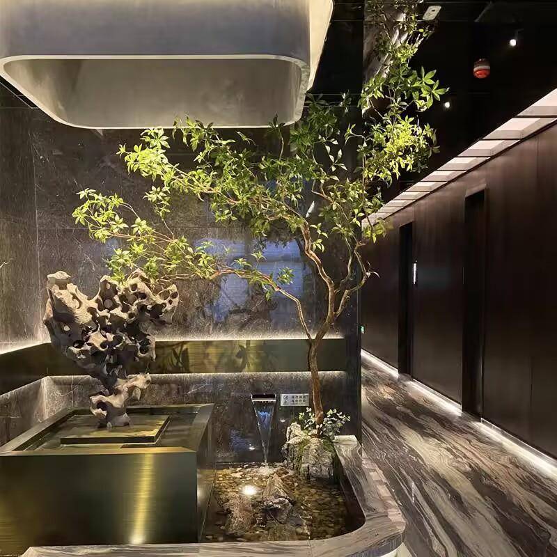 仿真树假树马醉木盆景室内景观绿植吊钟植物造景橱窗装饰假花摆件