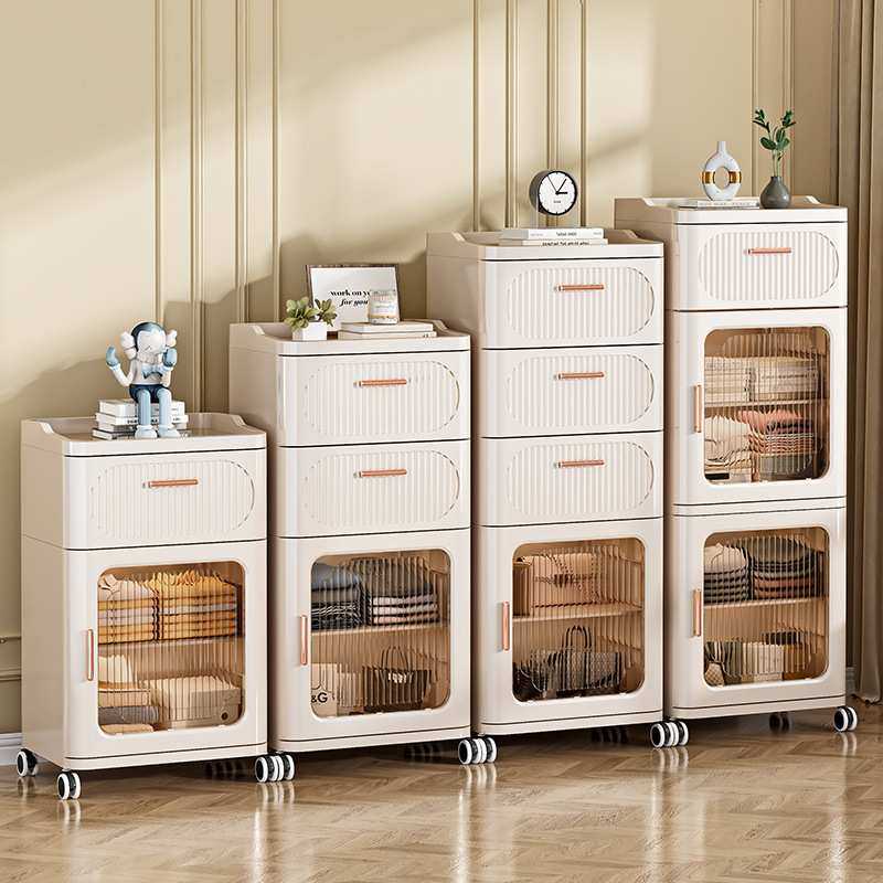 塑料抽屉式收纳柜客厅置物柜多层夹缝储物柜子家用日式卧室床头柜,模玩/动漫/周边/娃圈三坑/桌游,模型制作工具/辅料耗材,淘宝优惠券,粉丝福利购,淘宝优惠卷