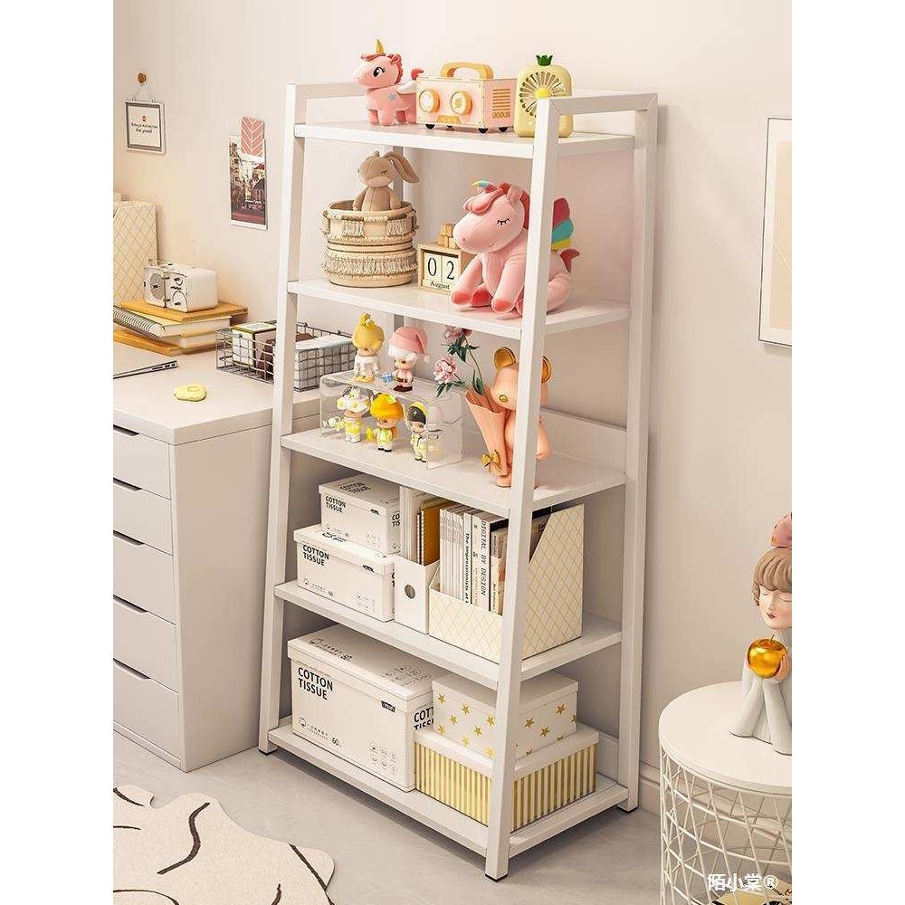 ins风书架置物架落地卧室家用多层储物铁艺收纳展示客厅梯形架子,模玩/动漫/周边/娃圈三坑/桌游,模型制作工具/辅料耗材,淘宝优惠券,粉丝福利购,淘宝优惠卷