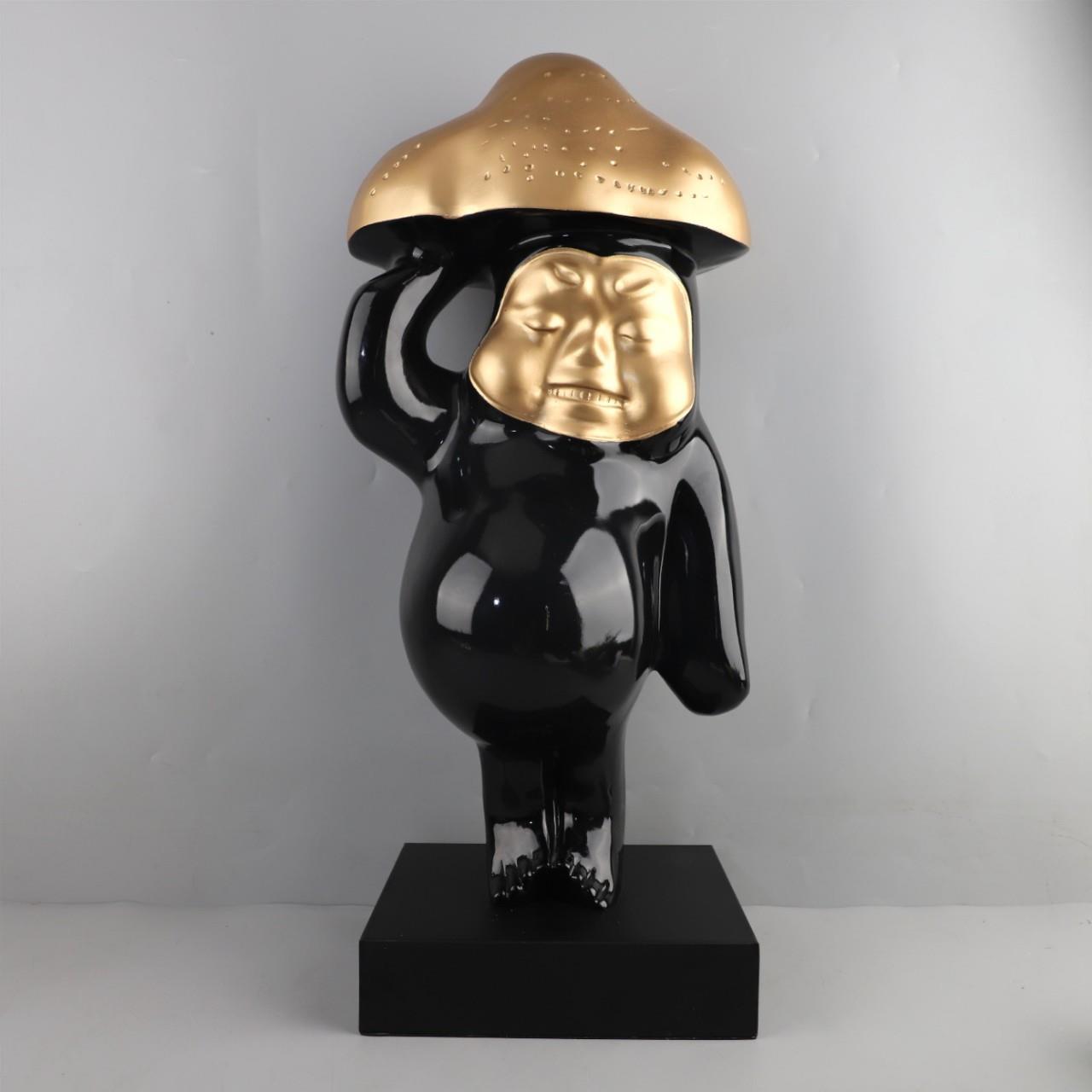 现代简约树脂抽象人物艺术雕塑装饰摆件客厅玄关样板间售楼处饰品