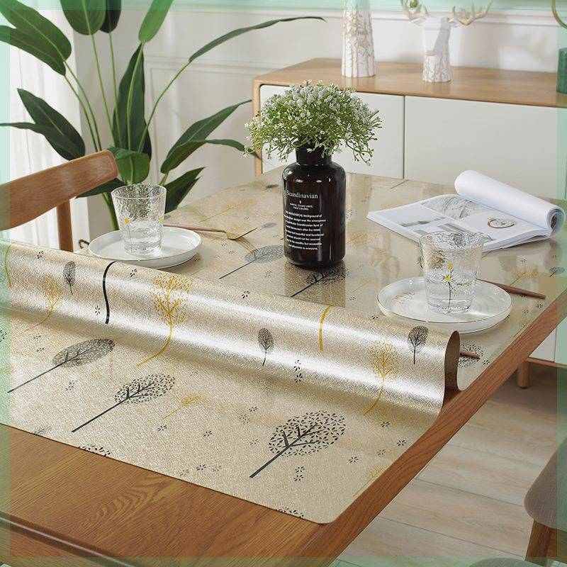 桌面板塑料硬PVCppc加厚切割防油防水软玻璃防水油桌布水晶板板