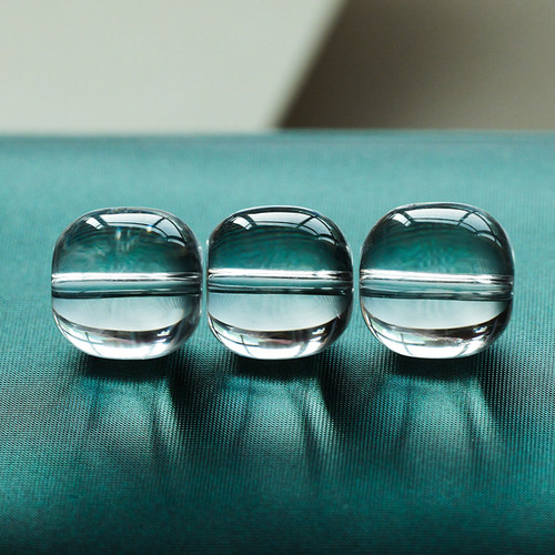 天然白水晶散珠DIY手工串珠项链