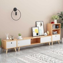 【折扣价】全实木电视柜北欧风时尚现代简约小户型客厅松木茶几组