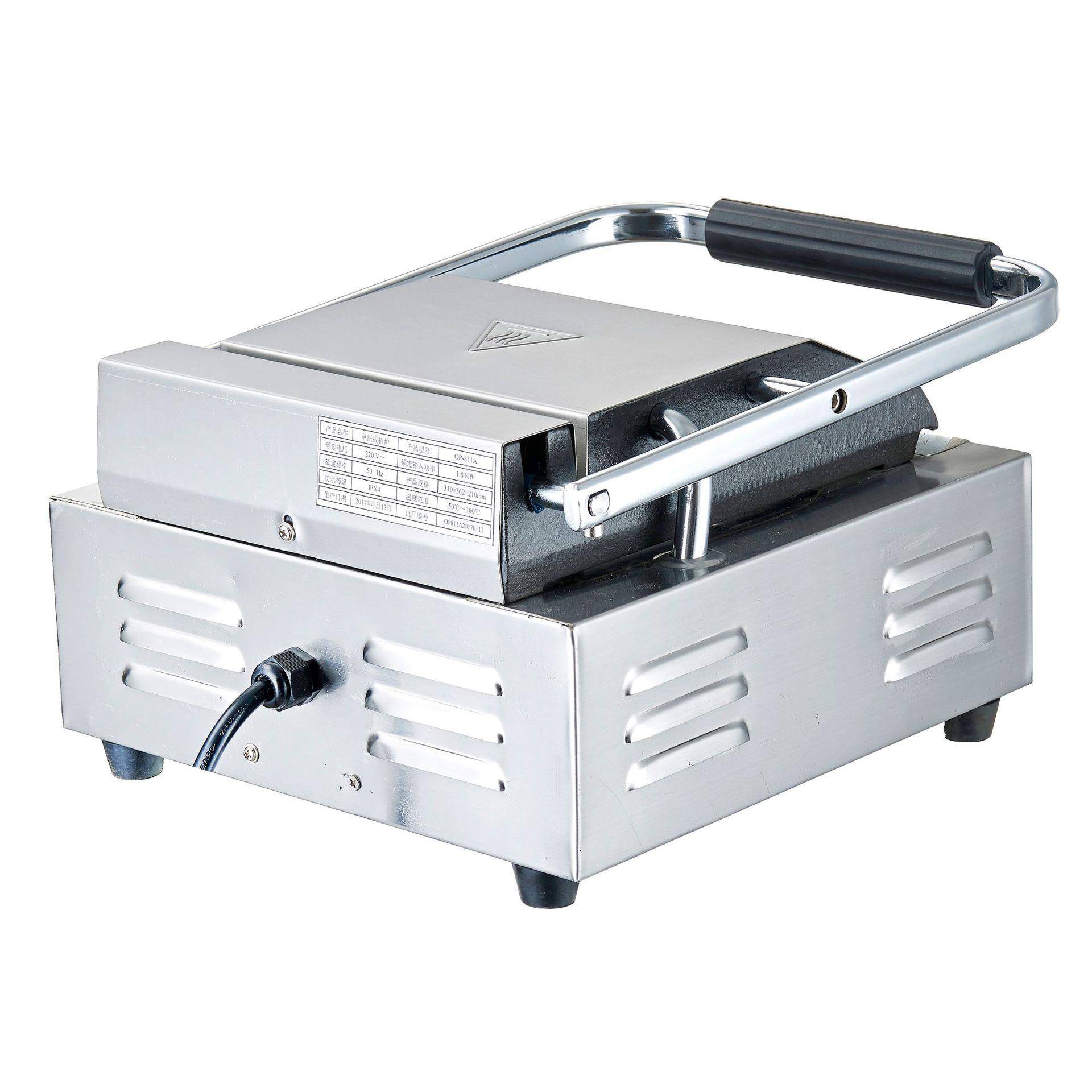 不锈钢早餐面包机帕尼尼三明治汉堡机机械板烤饼机