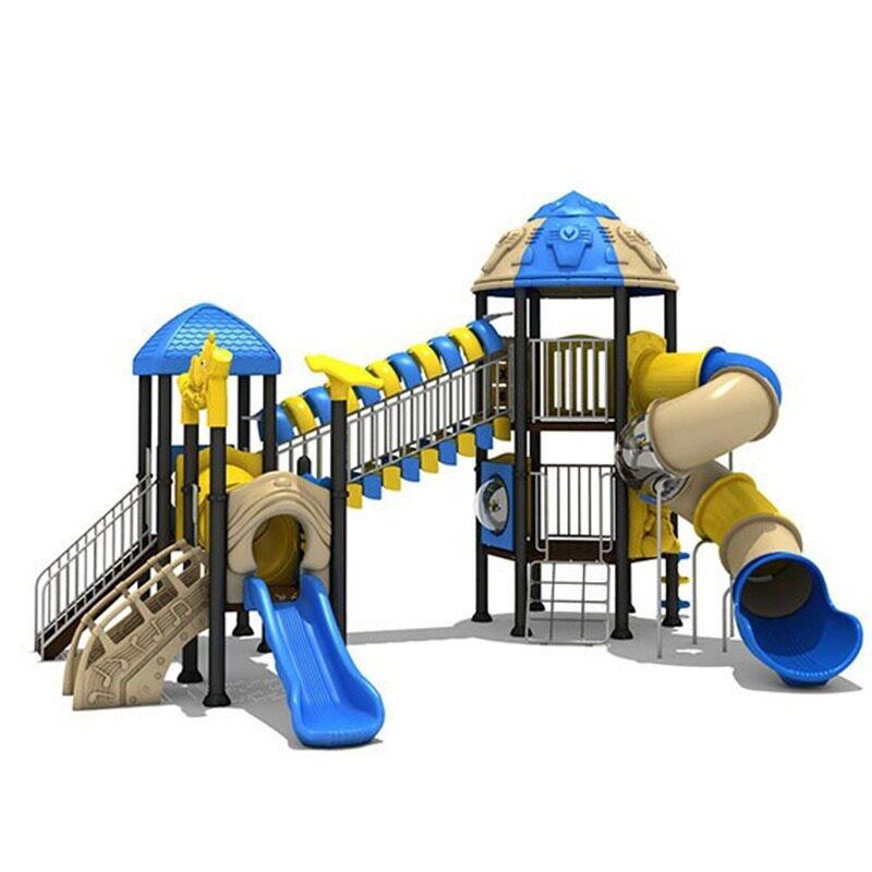 价幼YST-1506儿园儿工程塑料烤漆组外合滑滑童梯/户大型滑梯设特
