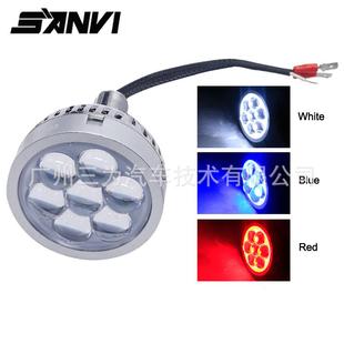 3寸LED透镜单远光7颗灯珠21W带天使眼led汽车大灯LED远光炮雾灯