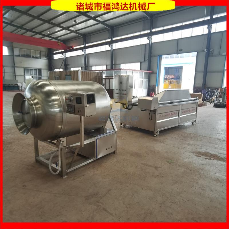 鸭翅腌渍机器不锈钢羊蹄真空滚揉机封头直径1000mm腌制桶