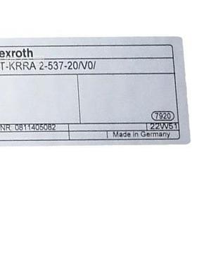 德国进口力士乐0811405082VT-KRRA2-527-20/V0