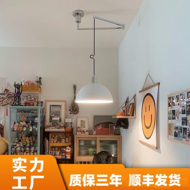 北欧现代简约民宿书房吧台卧室设计师创意复古可移位旋转餐厅吊灯