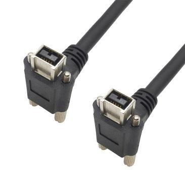 视觉检测6P9P卡扣锁屏蔽带螺丝