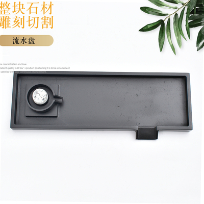 简约创意假山石槽小鱼缸循环鱼池喷水流水器水景摆件装饰造景配件