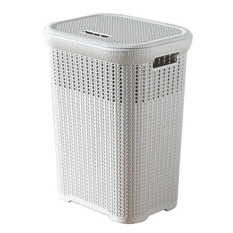 Large plastic bathroom laundry basket toy laundry basket