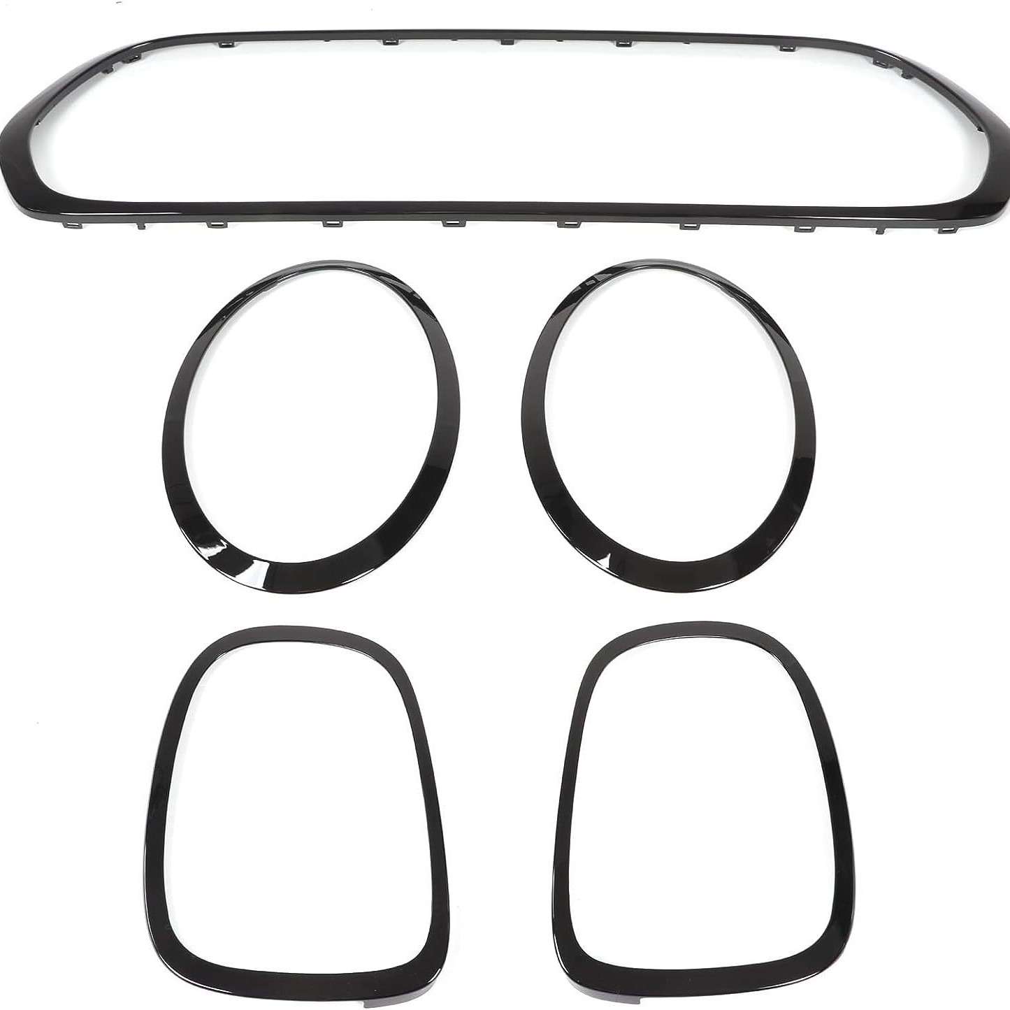 适用宝马迷你Mini F55 F56 F57 14-21中网亮条大灯圈尾灯饰条