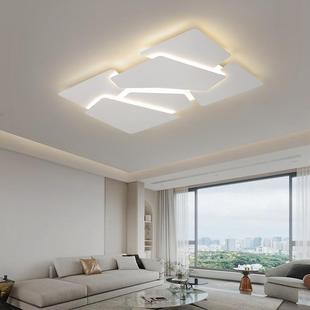 客厅灯25年新款 现代简约大气极简主灯客厅灯方形几何卧室吸顶灯