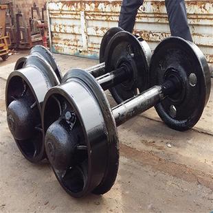 中恒直销轨道轮钢轨轮铸钢矿车轮加厚翻斗车车轮规格齐全