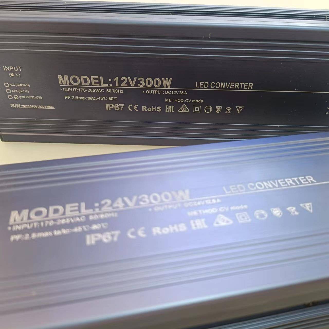 LED防水开关电源300w户外防水变压器12v24v防水驱动开关电源IP67