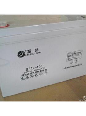圣阳蓄电池SP1210012V100AHUPS电源EPS直流屏蓄电池质保三年