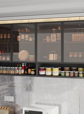 【折扣价】Tal实木吊柜墙上壁柜家用酒柜壁橱厨房玻璃挂柜现做阳